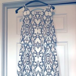 Banana Republic Snake skin pattern dress